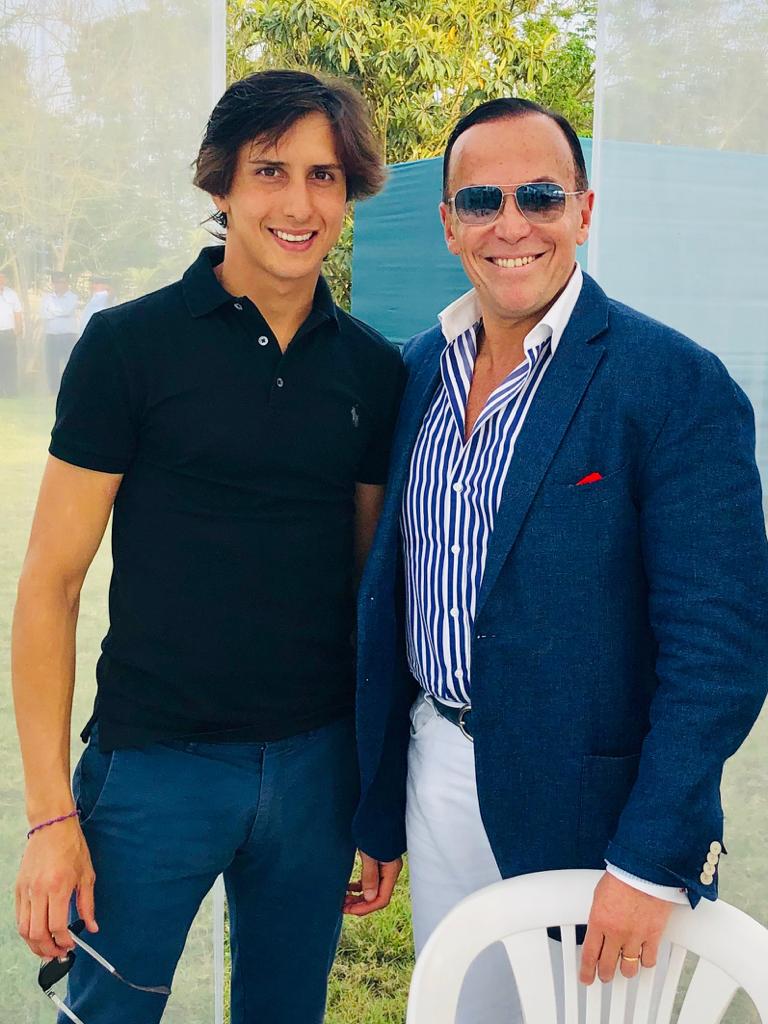 Juan Brignardello, asesor de seguros, y Andrés Roca Rey